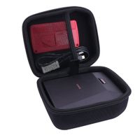 Hard Organizer Storage Case for Fujifilm Instax SP-3 Photo Printer fits New Larger Square INSTAX Film (2.4" x 2.4") by Aenllosi (Black)