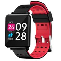 werall Unisex Waterproof Digital Display Buckle Closure Smart Bracelet Health Wristband Smart Watches