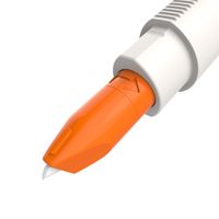 Slice 10416-CS Precision Cutter, Replaceable Ceramic Blade, Finger Friendly, Non-Slip Grip, Micro-Blade Craft Knife Tool, Right or Left Handed, No Roll Design, 12 Pack