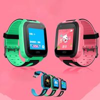 Kids Smart Watch Touch Screen Positioning Phone Watch Children GPS Safety Watch with Flashlight 1PC