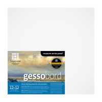 Ampersand Gessobord for Acrylic, Oil and Mixed Media, 1.5 Inch Depth Cradle, 12X12 Inch (GBSCG1212)