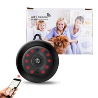 WiFi Wireless Home Security HD Video Camera/Dome Camera/Night Vision/Home IP Camera/Motion Detection/Security Surveillance System/Mini Size, iOS/Android App - Cloud Service Available_Hookup