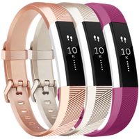 Vancle Bands Compatible with Fitbit Alta HR and Fitbit Alta, Newest Sport Wristbands with Secure Metal Buckle for Fitbit Alta HR/Fitbit Alta