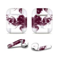 Masino Bluetooth Headset Protective Sticker Protector Decal Skin Cover for Apple AirPods 2 & 1 with Charging Case, NOT Compatible with AirPods 2 Wireless Charging Case (for AirPods, Decal- Octopus)