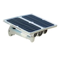 CozyHomelover Wanscam Solar Power Panel WiFi IP Camera P2P, 720P, H.264, IR-CUT. Onvif Build in 16GB TF Card Network Outdoor TF SD Card 2 x 12 AH Batteries , Night Visibility 80 Meters