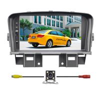 BlueLotus In-dash 7" Car DVD Player GPS Navigation for Chevrolet Cruze 2011 2012 2013 2014 w/ Tv Radio Bluetooth Steering Wheel Control RDS Sd/usb Av + Reverse Car Rear Camera + Free US Map