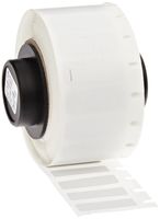 Brady PTL-10-437 Self-Extinguishing Tedlar TLS 2200/TLS PC Link Labels , White (750 Labels per Roll, 1 Roll per Package)
