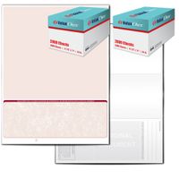 ValueChex Check Paper, Business Check On Bottom, Secure Burgundy Classic, 4000 Count (VS11UC-2969)