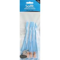 Soft Knife and Covers, 4 Assorted Knives and 8 Covers