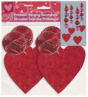Unique 17100 party decoration, 18", Red