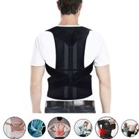 Posture Corrector & Clavicle Brace Back Brace Support | for Back Neck Shoulder Upper and Lower Back Pain Relief | Men and Women | Improves Bad Stooped Forward Head (S)