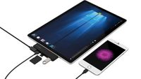Juiced Systems Surface 3 | 5 in 1 Adapter with Power delivery | 2x USB 3.0 Ports | 1x Micro SD Input | 1x SD Input | 1x Micro USB Charging Input