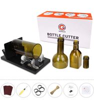 Bottle Cutter, Genround Upgrade 2.1 Glass Bottle Cutter Machine for Round, Square and Oval Bottle Cutting | Cut Bottle from Neck to Bottom | Glass Cutter Bottle Cutting Tool for DIY Projects