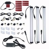 Litever Under Cabinet LED Light Bar Kits Plug in 3 pcs 12 inches Light Bars per Set Warm White 3000K 20W 1100 Lumen Dimmable for Kitchen Cabinets Counters Bookcases (3 Bars Kit-3000K)