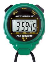 ACCUSPLIT Pro Survivor - A601X Stopwatch, Clock, Extra Large Display (Green)