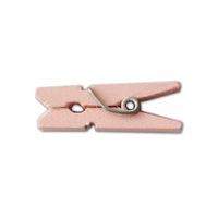 LWR CRAFTS Wooden Mini Clothespins 100 Per Pack 1" 2.5cm (Light Pink)