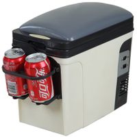 SMAD Compact Thermoelectric Car Cooler Travel Warmer,AC 110V/DC 12V, 6L