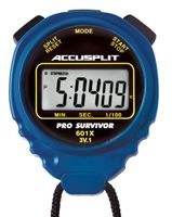 ACCUSPLIT Pro Survivor - A601X Stopwatch, Clock, Extra Large Display (Blue)