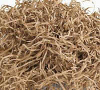 6oz. TAN Kraft Brown Fine Gift Basket Shred Shredded Paper Filler Bedding Grass nfLG -1795