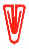 Plastiklips Paper Clips Medium Size 500 Pack Assorted Colors (LP-0300) (Bundle of 6)