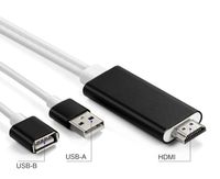 VAKABOX HD USB to HDMI Digital AV Adapter Cable Plug and Play Miracast AirPlay Mirroring HDTV Adapter for iPhone 7/7 Plus, 6S/6S Plus, 6/6 Plus, Samsung Galaxy S5 S6/S6 edge, Note4 Note5 HUAWEI P8 P9