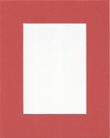 Pack of 5 8x10 Sunset Picture Mats with White Core, for 4x6 Pictures