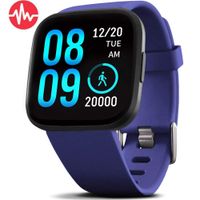 FITVII Health & Fitness Smart Watch with Blood Pressure Heart Rate Monitor, ip68 Waterproof Bluetooth Smartwatch for Android iOS Phone,Sleep Tracking Calorie Counter,Pedometer Stopwatch for Women Men