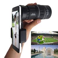 WICHEMI HD Monocular Telescopes 16X52 High Power BAK4 Prism Waterproof Single Monocular with Phone Adapter for Bird Watching, Hunting, Camping,Travelling, Outdoor Activities