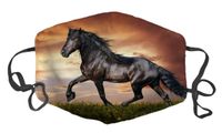 Dust Face Mask for Dust Mouth Mask Anti-Dust Mask Adjustable Earloop Face Mask (Horsey Horse)