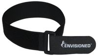 Reusable Cinch Straps 2" x 100" - 4 Pack, Multipurpose Strong Gripping, Quality Hook and Loop Securing Straps (Black)