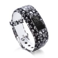 Kanzd Replacemet Silicone Watch Band Strap for Garmin VivoFit Jr/Jr 2 Kids' Fitness (E)