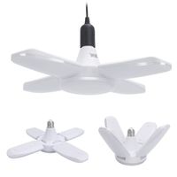 LED Garage Lights, 1PACK 6000Lumens Adjustable Trilights Garage Ceiling Light,60W LED Garage Ceiling Light, CRI 80, 6000k Nature Light for Garage, Barn, Workshop,Warehouse (1 Pack)