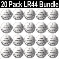 Maxell LR44 AG13 A76 357 Alkaline Button Cell Battery 20 Pack