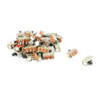 uxcell 33 Pcs 3 Terminals ON/ON 2 Positions SPDT Panel PCB Horizontal Slide Switch