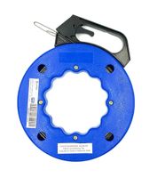 BRUFER 72141 Fish Tape with Case for Electric or Communication Wire Puller, 75-Feet