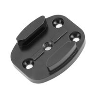 BGNing Aluminum Flat Surface Mount w/ Tripod cam adapter (Black ) for Gopro HD Hero2 Hero3 Hero3+
