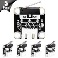 5 Pack 3D Printer Part Accessories Limit Switch Mechanical Switch Module Endstops Switch for RepRap CR-10 10S Ender 3 Pro S4 S5 Series by MXRS
