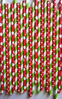 100 premium Christmas style drinking paper straws, can be use for cake pop stick by ETL Products