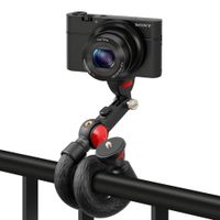 Fotopro UFO mogo Basic Flexible Phone Tripod, Waterproof Hand Grip Gooseneck Monopod Selfie Stick for Gopro with Bluetooth Remote and Smartphone Tripod Mount for iPhone & Camera