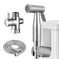Cloth Diaper Sprayer for Toilet, Atalawa Handheld Bidet Sprayer Set with Dual Mode Spray Head (Jet/Soft) for Toilet Attachment, Pet Dog Bath, Bathroom Cleaning and Personal Hygiene