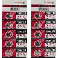 2 X 5 Maxell CR1220 3V Lithium Coin Cell Watch Batteries