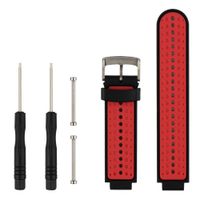 Tkasing Replacement Silicone Running Watch Bands with Pin Removal Tools for Garmin Forerunner 220/230/235/620/630/735 Smart Watch(No Tracker, Replacement Bands Only)