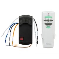 Universal Ceiling Fan Remote Control and Receiver Complete Kit with Up Down Light Replace Hampton Bay UC7078T UC7067RC L3H2010FANHD Fan-HD6 FAN-28R-Pikeman
