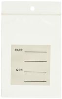 Bauxko 3" x 4" Parts Bags w/ Hang Holes, 4 Mil, Case of 1000 (xPB12002-Case)