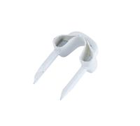 Gardner Bender MSW-1540 Fiber Insulated Staples ⅛ Inch., Secures Low-Voltage / Bell Wire / Speaker / Telephone & Thermostat, Splinter Free, 40 Pk., White