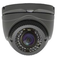 AVUE 1080P Full HD HD-TVI 2.8-12mm Lens Varifocal Gray Turret Camera, Indoor/Outdoor Camera, 120ft IR Distance, 12V DC, IP66 Weatherproof, Vandal proof, CMOS Image Sensor