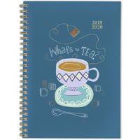 2019-2020 Academic Planner, Cambridge Weekly & Monthly Appointment Book, 5-1/2" x 8-1/2", Small, What's The Tea Collection (1179-200A)
