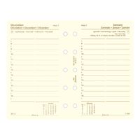 Filofax Refill for 2016 Mini Yearly Calendar, January -December, 4.125 x 2.625" (C68142-16)