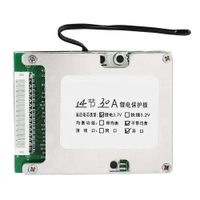 Riuty Battery Protection BMS PCB Board for 14S 30A 3.7V Li-Ion Li-Polymer Batteries