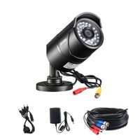 ZOSI 1 Pack 2.0 Megapixel HD 1080P 4 in 1 TVI/CVI/AHD/CVBS Security Cameras Day Night Waterproof Camera 100ft IR Distance, Aluminum Metal Housing, Compatible for HD-TVI, AHD, CVI, and CVBS/960H analog
